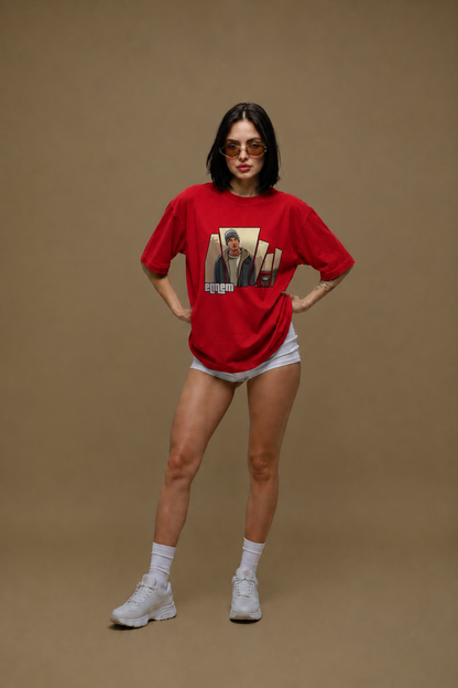 Mic Drop Women Tee Red