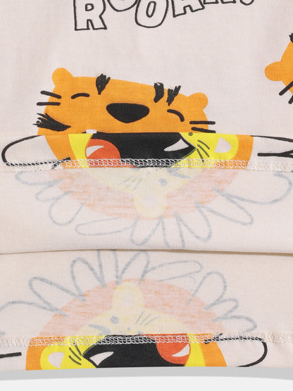 Coolbee Store Kids Boys T-Shirt - Beige (KBSS25TR482) – additional view