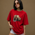 Mic Drop Women Tee Red