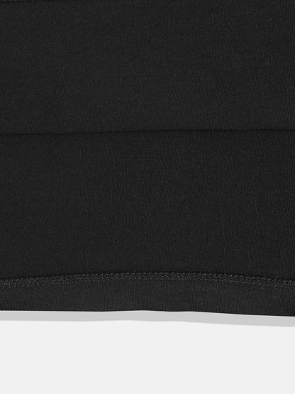 Coolbee Store Kids Boys T-Shirt - Black (KBSS25TR452) – close-up fabric detail