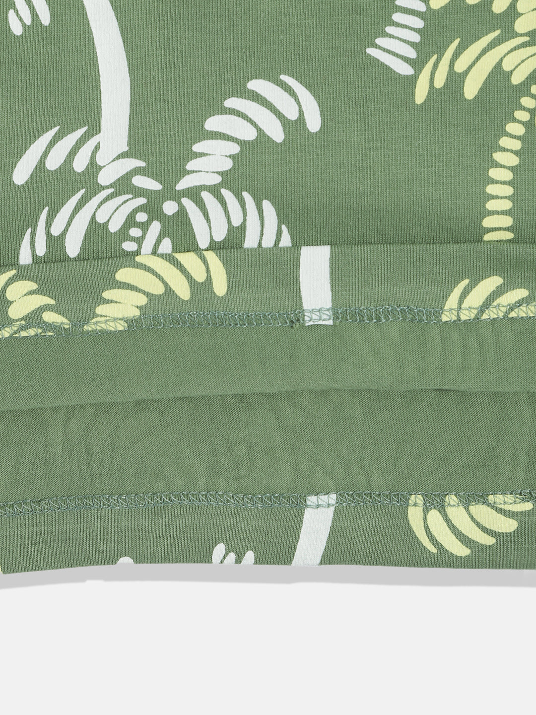Coolbee Store Kids Boys Clothing Set - Green (KBSSCS12) – close-up fabric detail