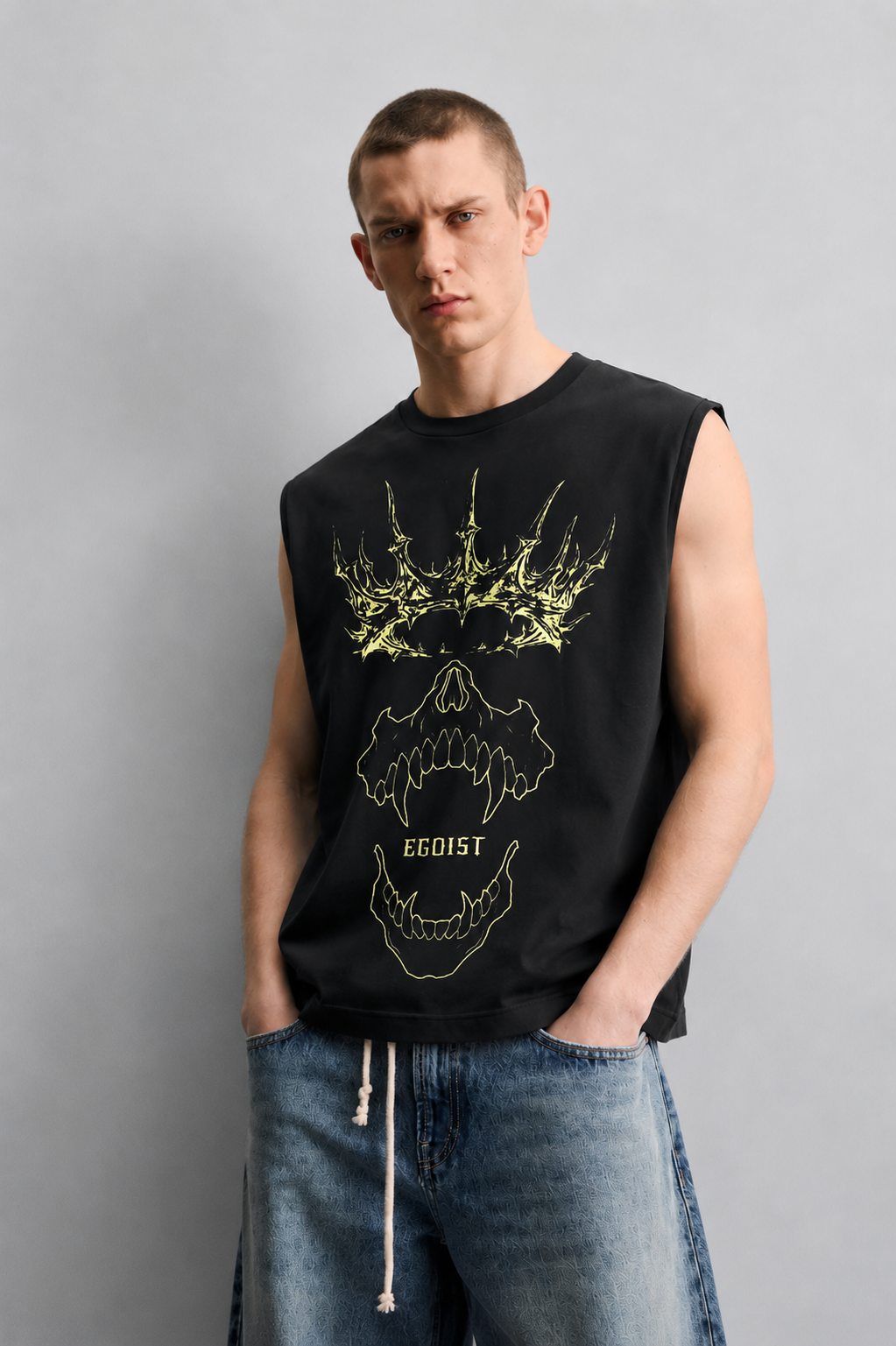 Ego King Black Tank