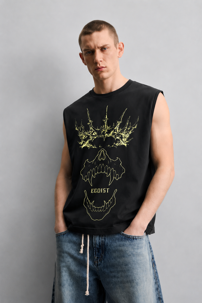 Ego King Black Tank