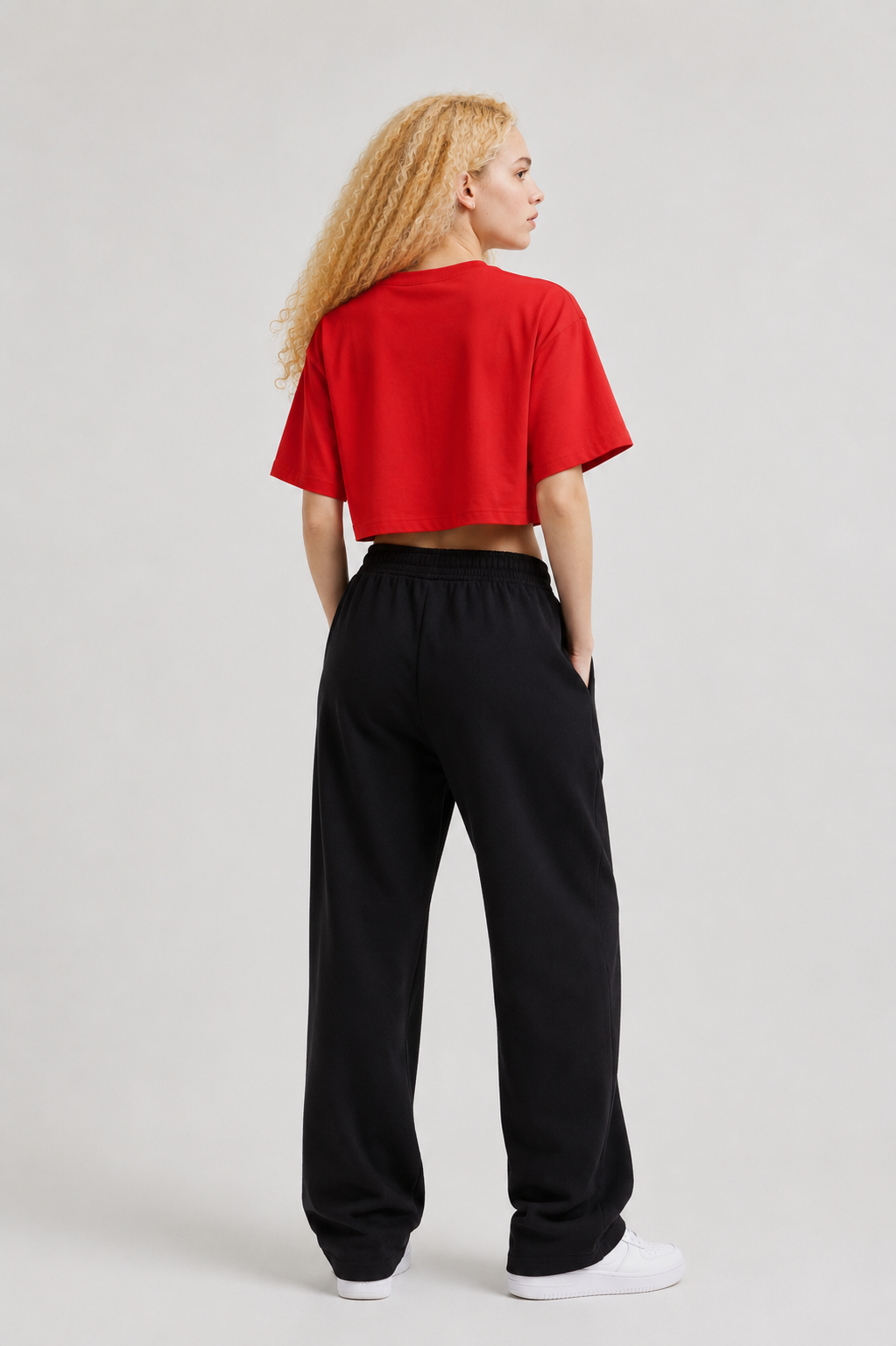 Zero Tolerance Crop Tee Red