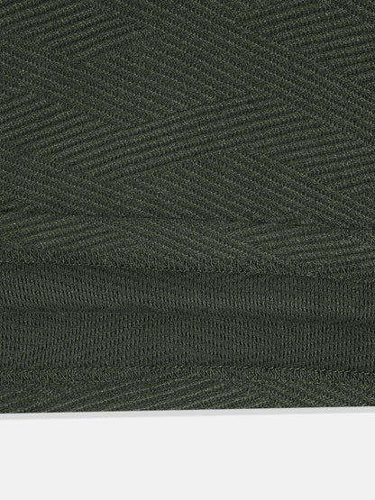 Coolbee Store Kids Boys Clothing Set - Olive (KBSSCS401) – close-up fabric detail
