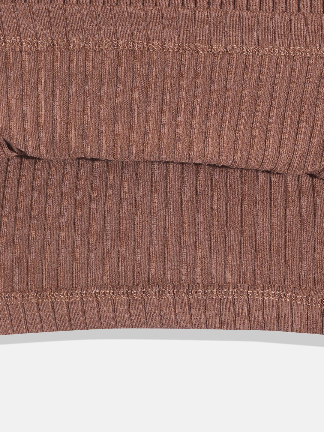 Coolbee Store Kids Boys T-Shirt - Brown (KBAW4TEE4) – close-up fabric detail