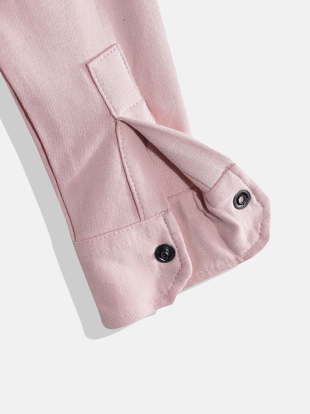 Coolbee Store Kids Boys Shirt - Peach (KBAW25S008) – close-up fabric detail