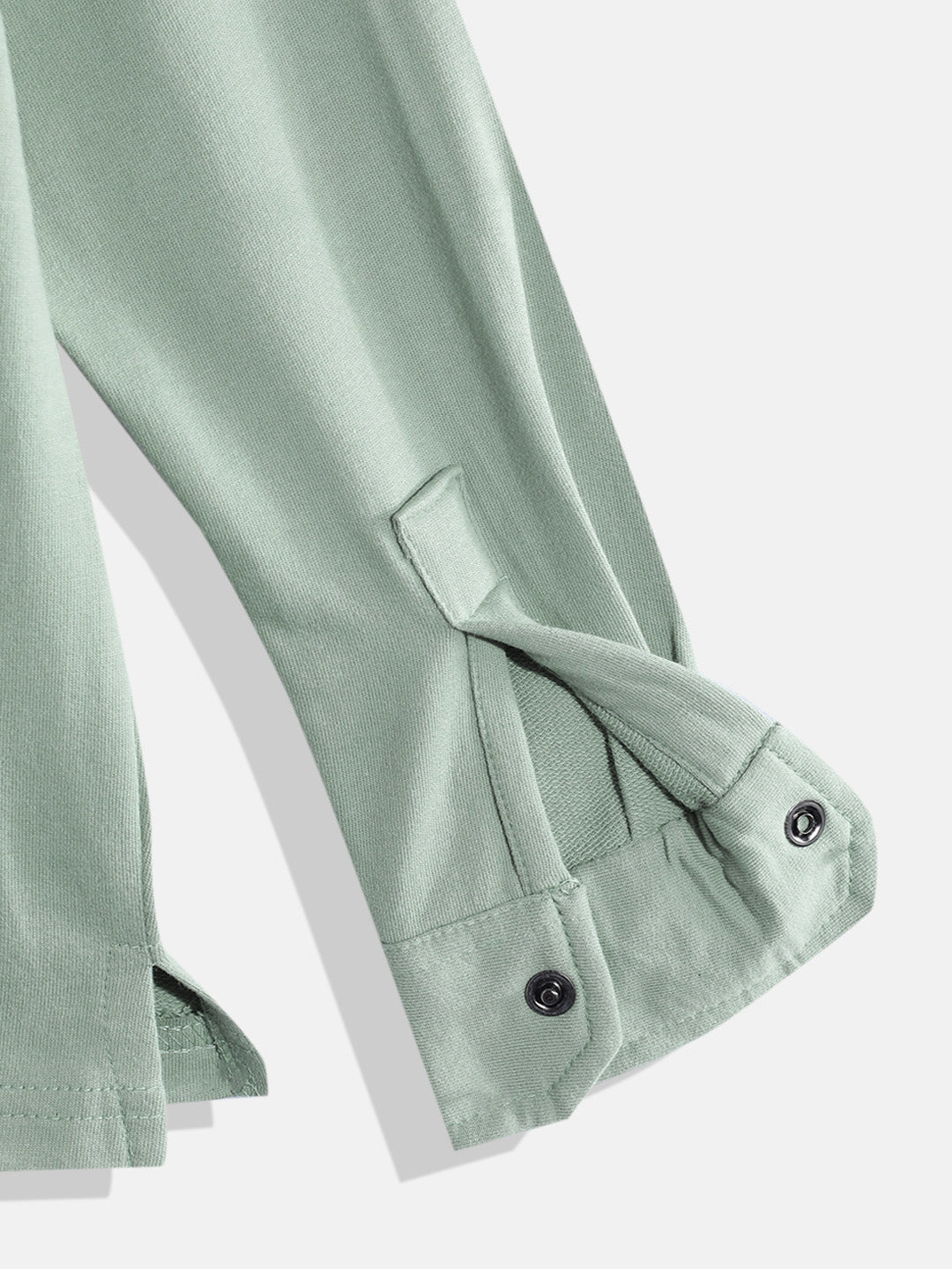 Coolbee Store Kids Boys Shirt - Green (KBAW25S009) – close-up fabric detail