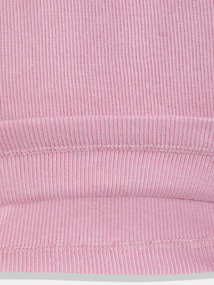Coolbee Store Kids Girls Top - Pink (KG5TOP024) – close-up fabric detail