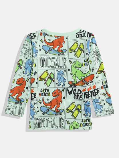 Coolbee Store Kids Boys Clothing Set - Lime Green (KBAW25ST2) – side view