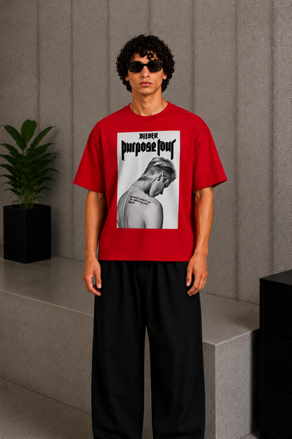 Cool Bee Rock JB Tee Black for Men - Black Oversized Graphic Tee Streetwear India