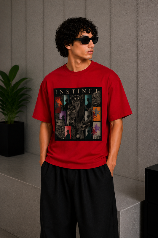 Instinct Tee Red