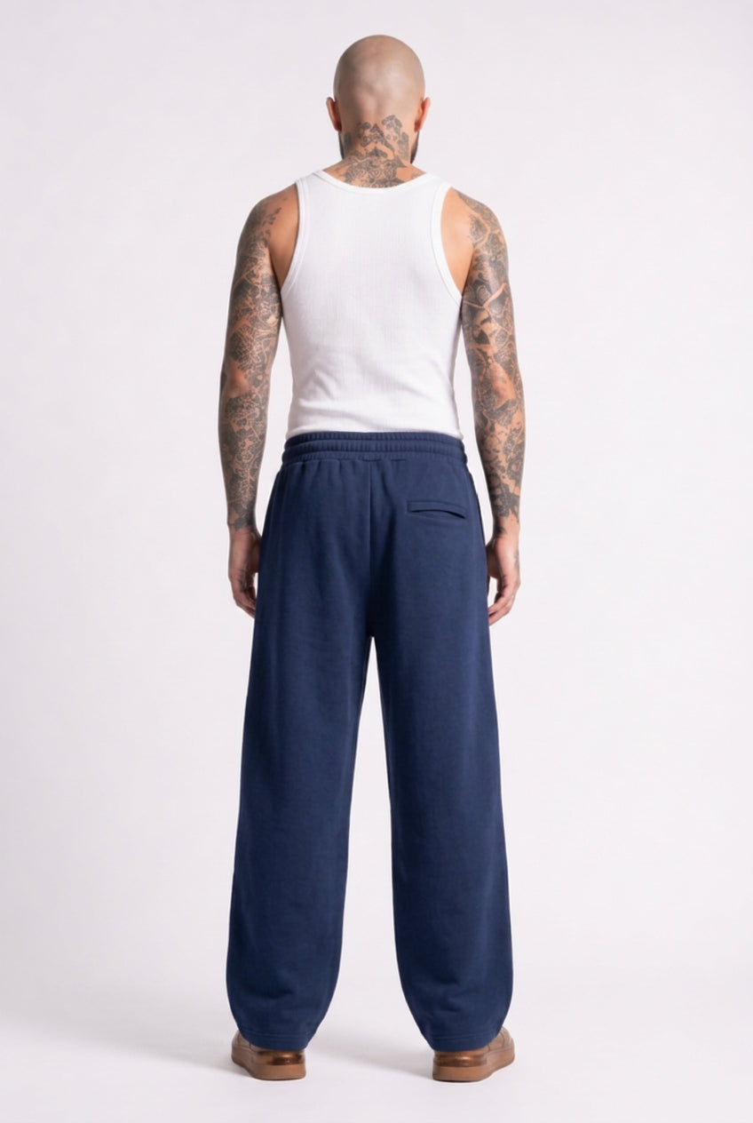 Cool Bee Joggers Navy Blue for Men - Navy Blue Joggers Casual Streetwear India - Lifestyle View