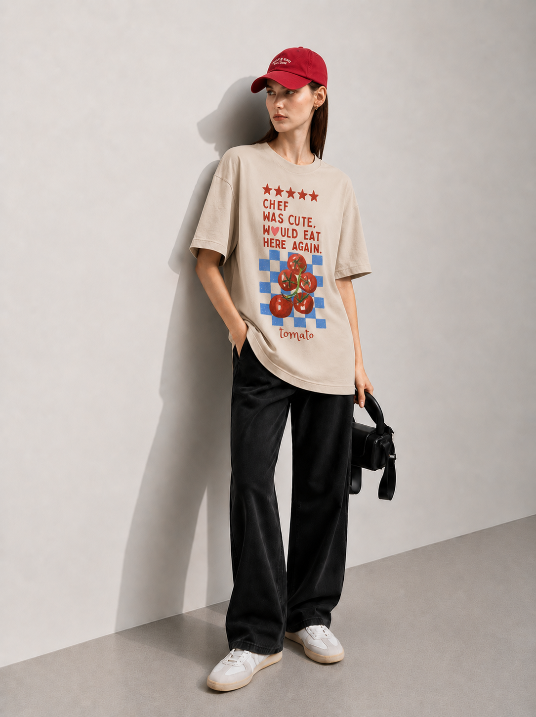 Chef Women Tee Beige