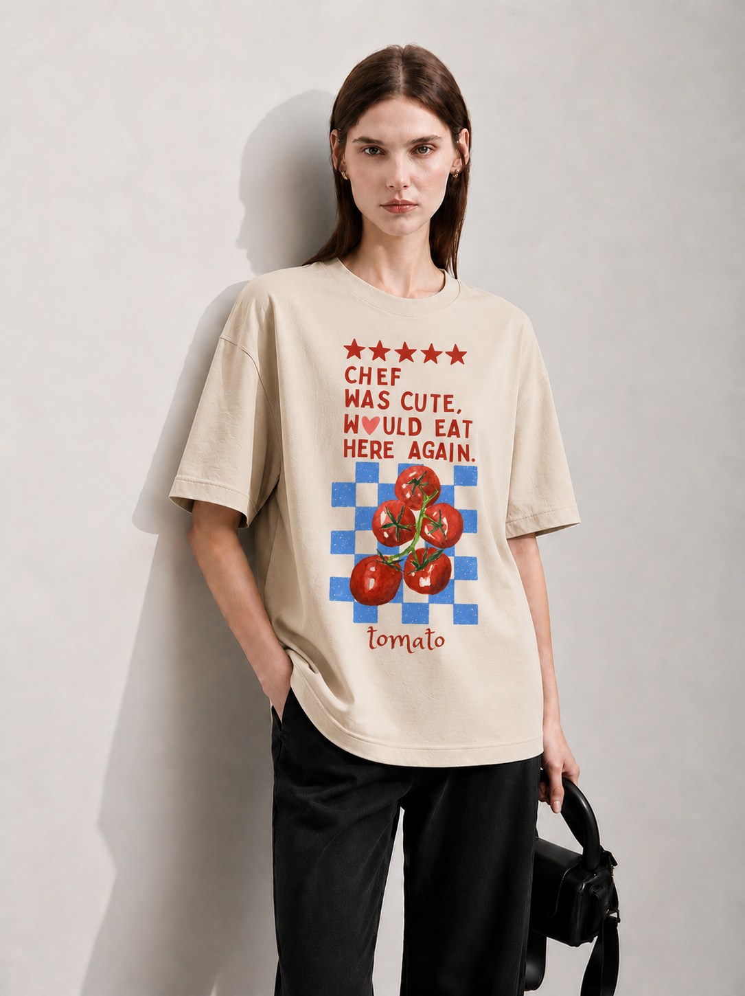 Chef Women Tee Beige