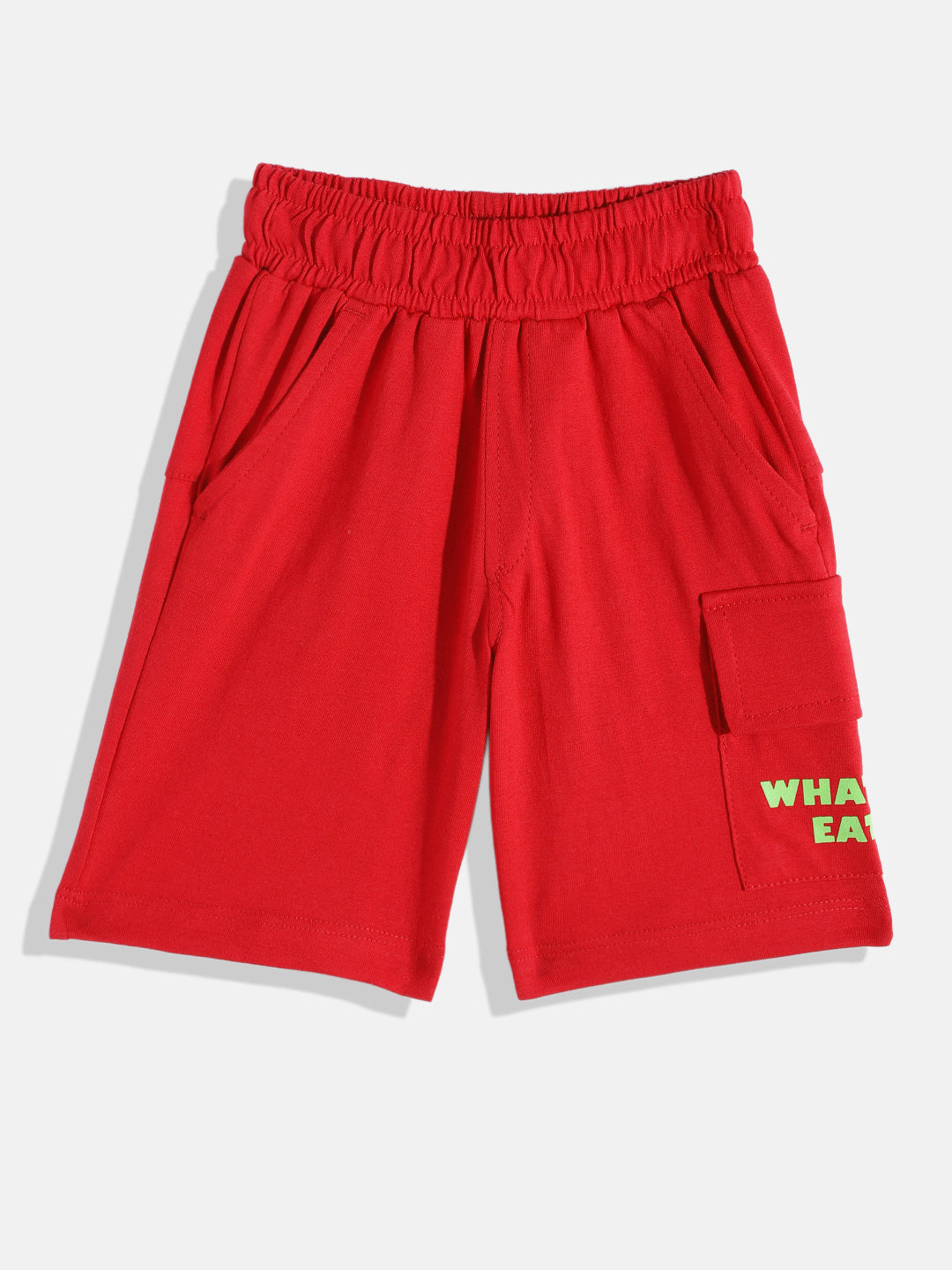 Coolbee Store Kids Boys Clothing Set - Red (CS001) – close-up fabric detail