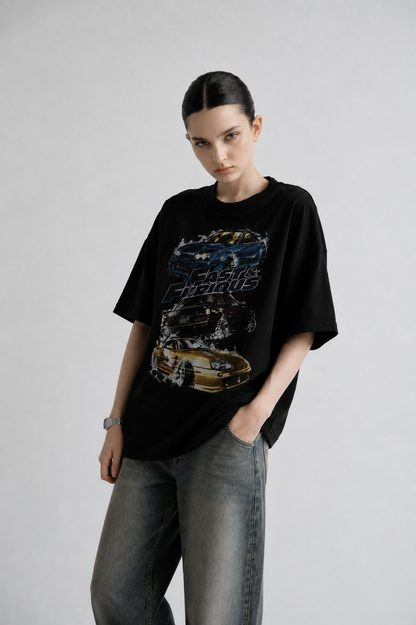 Fast Furious Women Tee Black