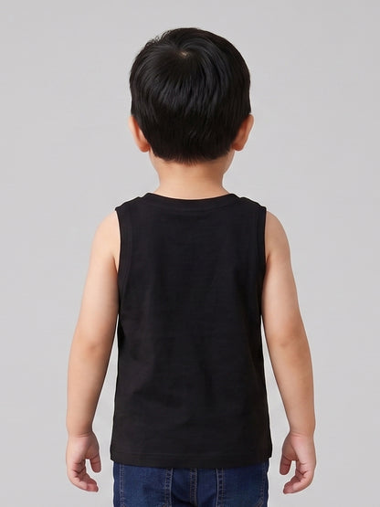 Coolbee Store Kids Boys Vest - Black (KBSSVT4) – additional view