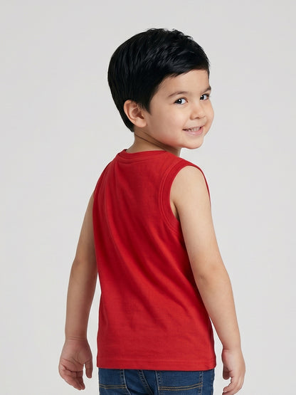 Coolbee Store Kids Boys Vest - Red (KBSSVT5) – additional view
