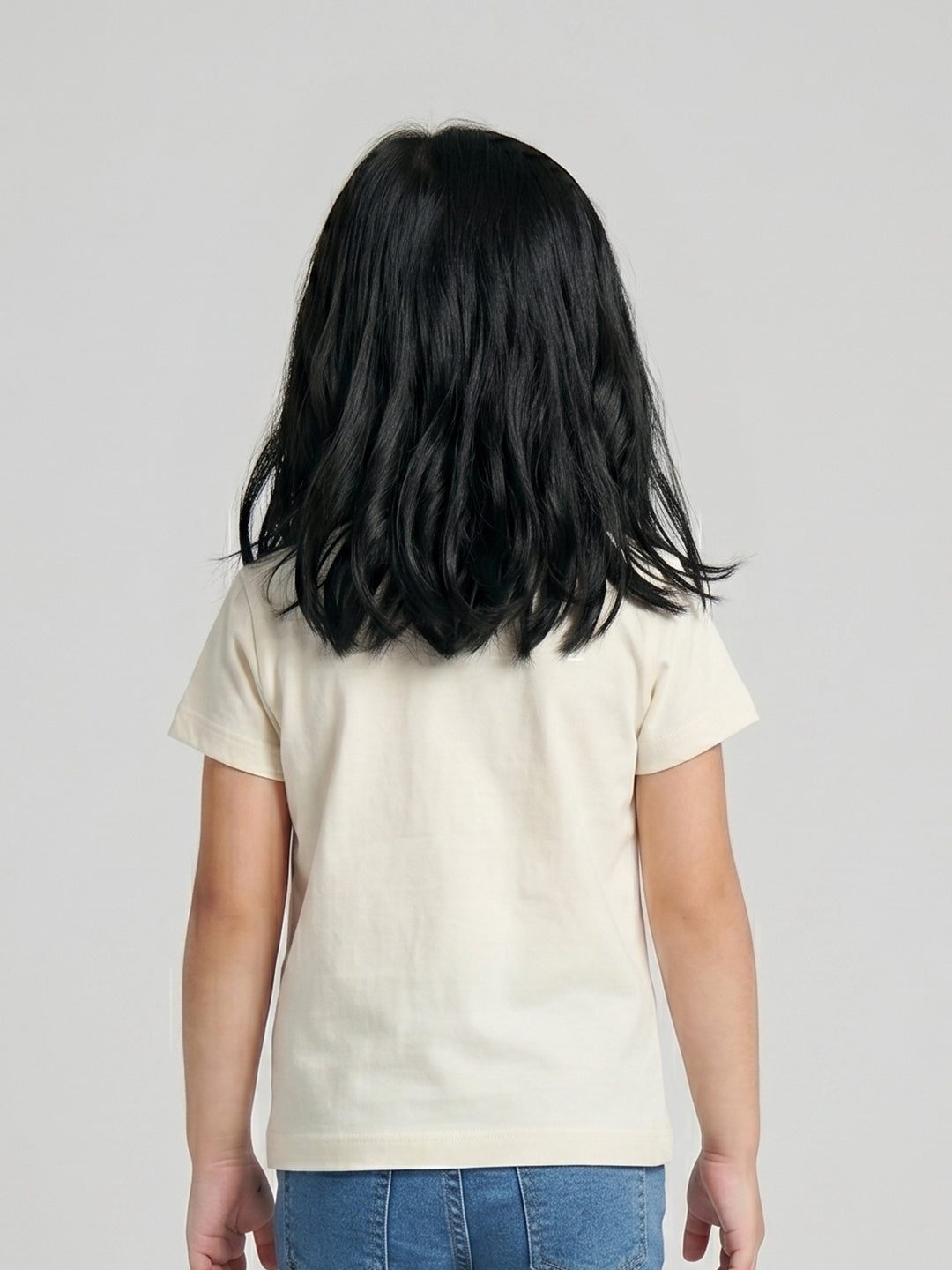 Coolbee Store Kids Girls T-Shirt - Offwhite (KGSSA31) – additional view