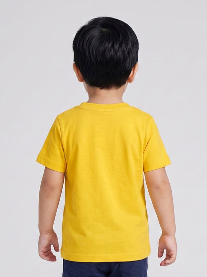 Coolbee Store Kids Boys T-Shirt - Yellow (CSKT227) – additional view