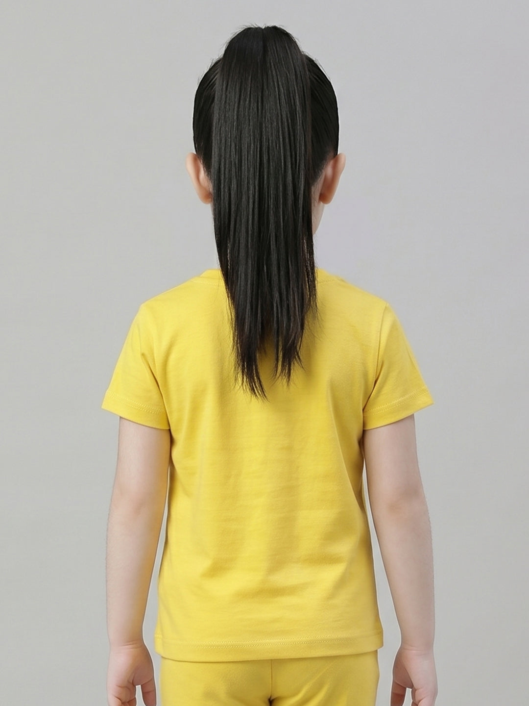 Coolbee Store Kids Girls T-Shirt - Yellow (KGSSA30) – additional view