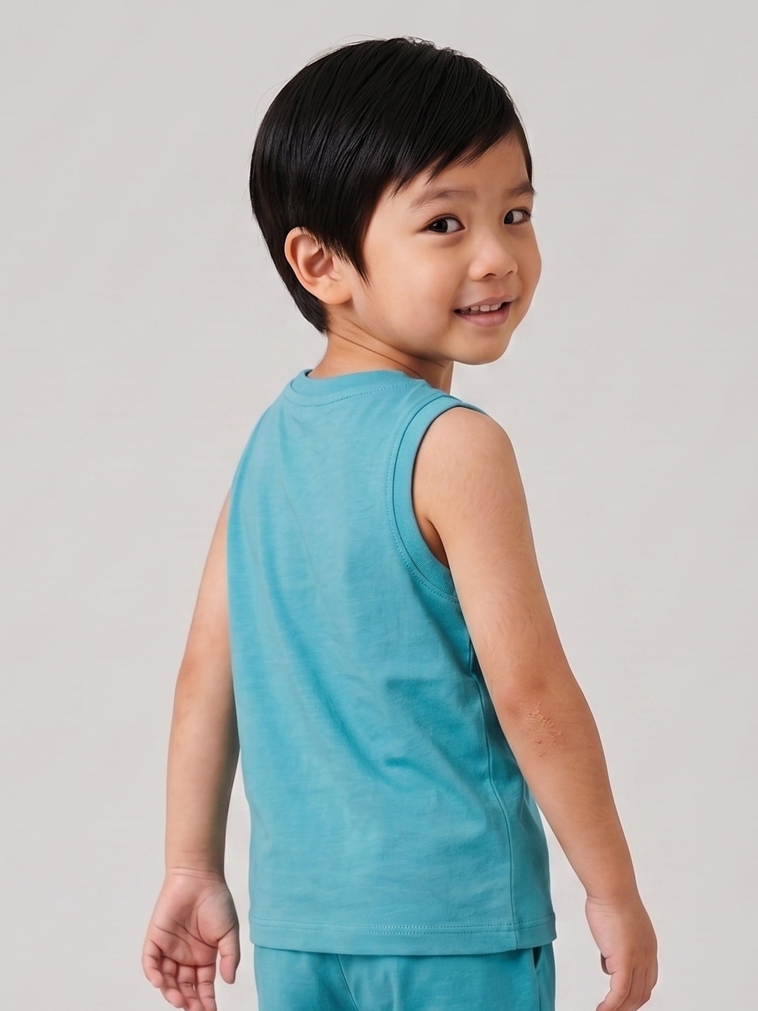 Coolbee Store Kids Boys Vest - Sky Blue (KBSSVT2) – additional view