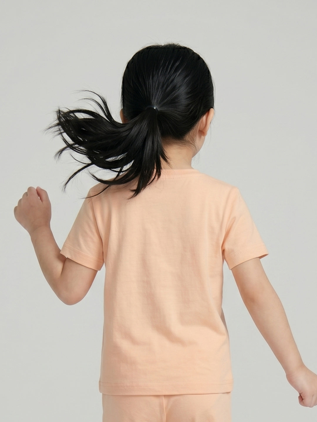 Coolbee Store Kids Girls T-Shirt - Peach (CSKT211) – additional view