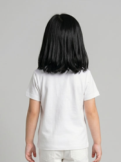 Coolbee Store Kids Girls T-Shirt - White (CSKT210) – additional view