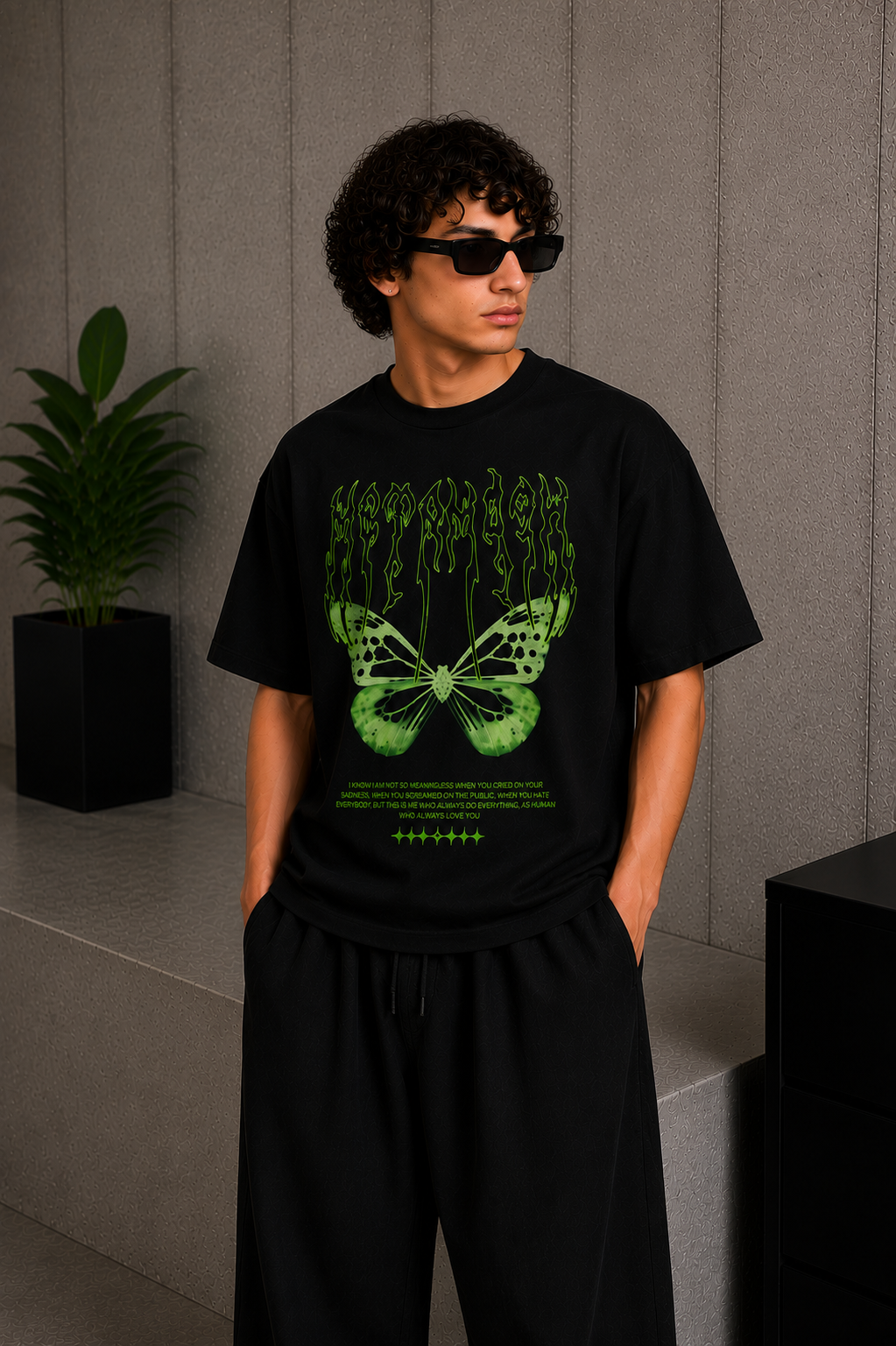 Cyber Morph Tee Black