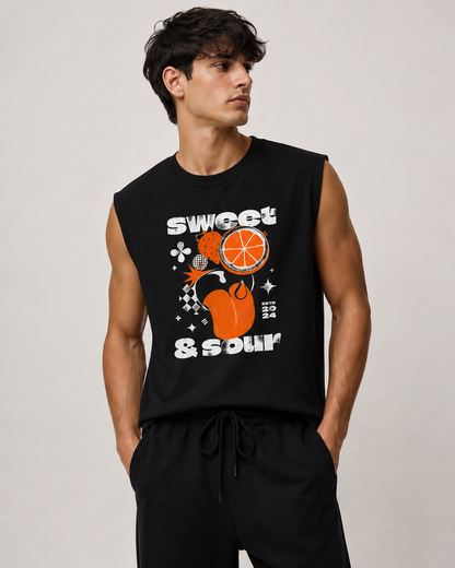 Citrus Rush Tank White