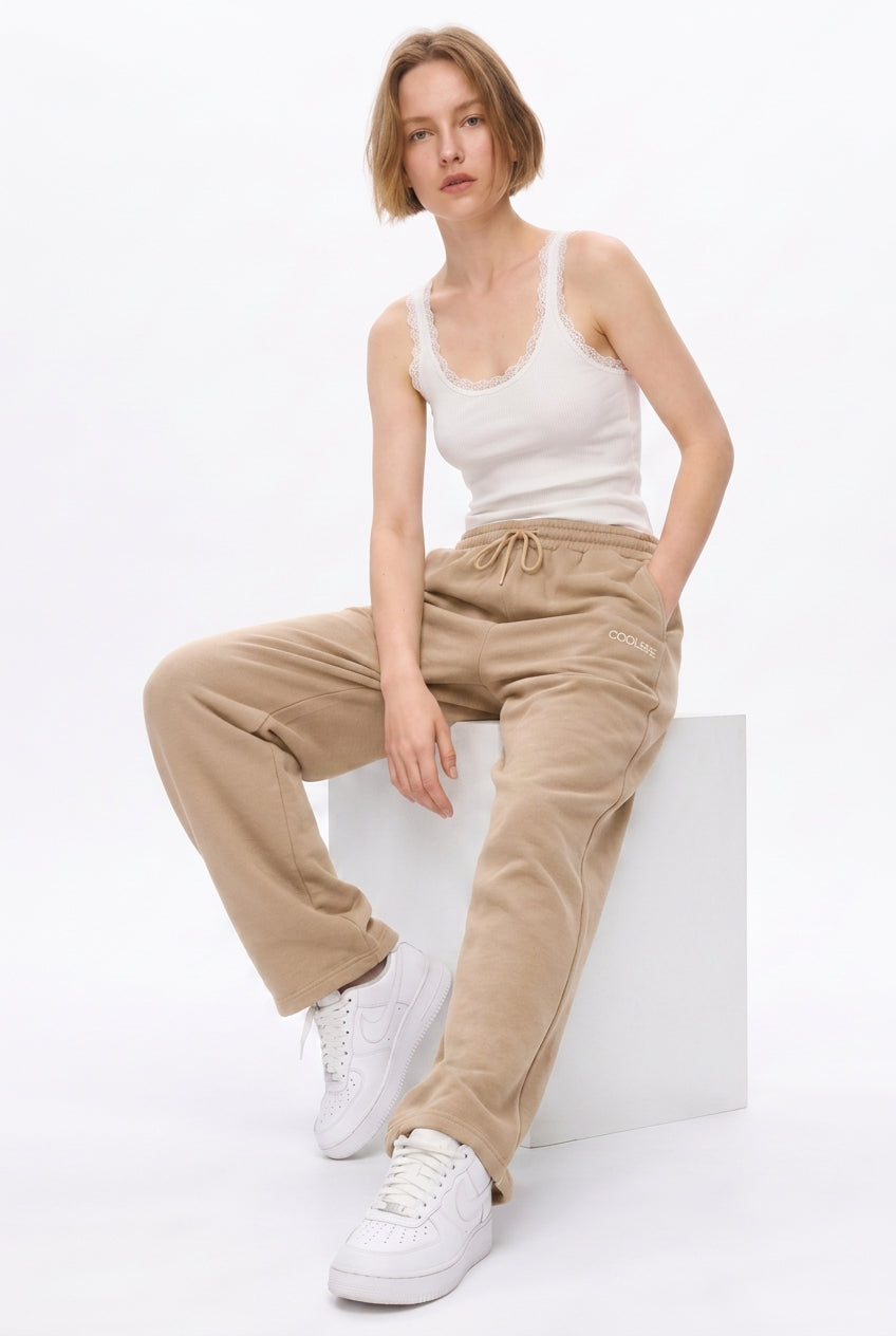 Cool Bee Joggers Beige