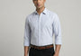 Super Premium Slim Fit Blue Striped Oxford Shirt