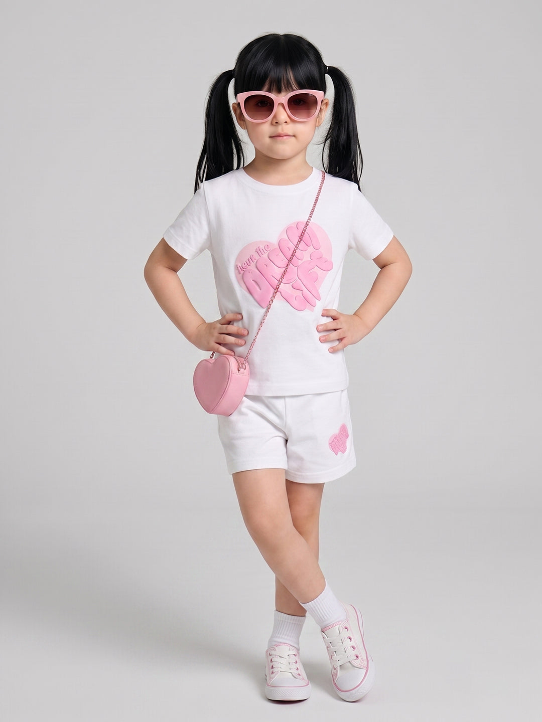 Coolbee Store Kids Girls T-Shirt - White (CSKT214) – additional view 2