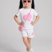 Kids Girls T-Shirt - White (CSKT214)