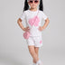 Kids Girls T-Shirt - White (CSKT214)