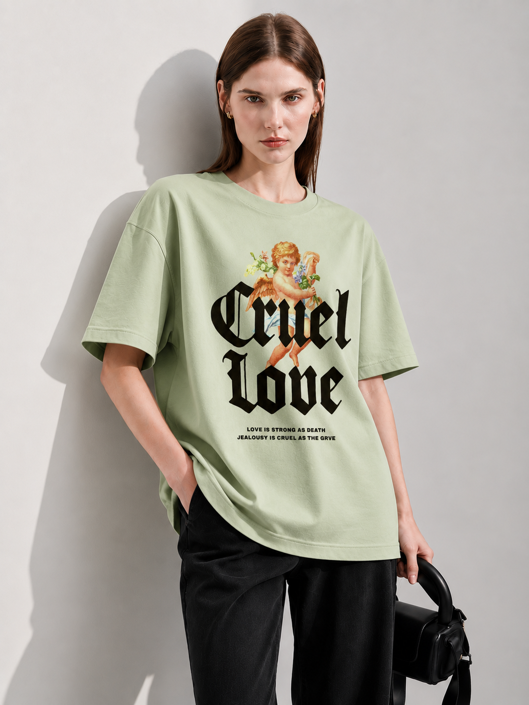 Cruel Love Women Tee Green