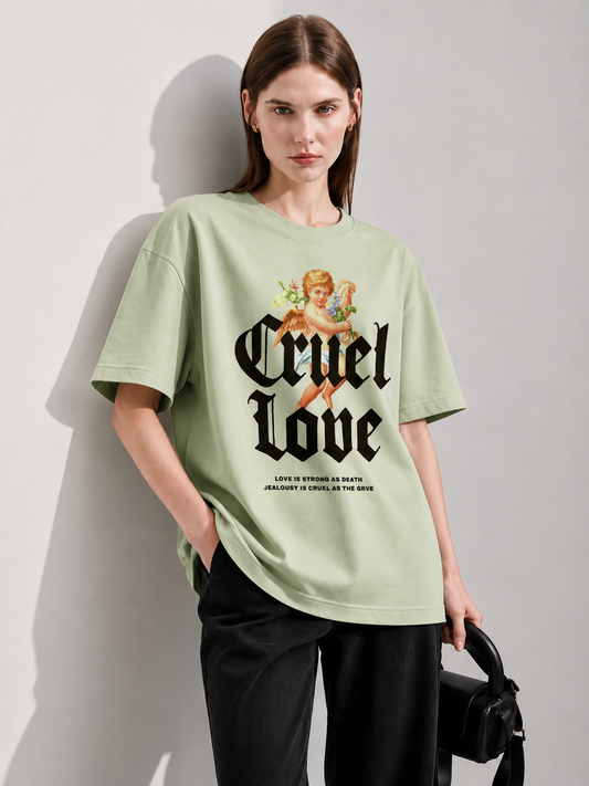 Cruel Love Women Tee Green