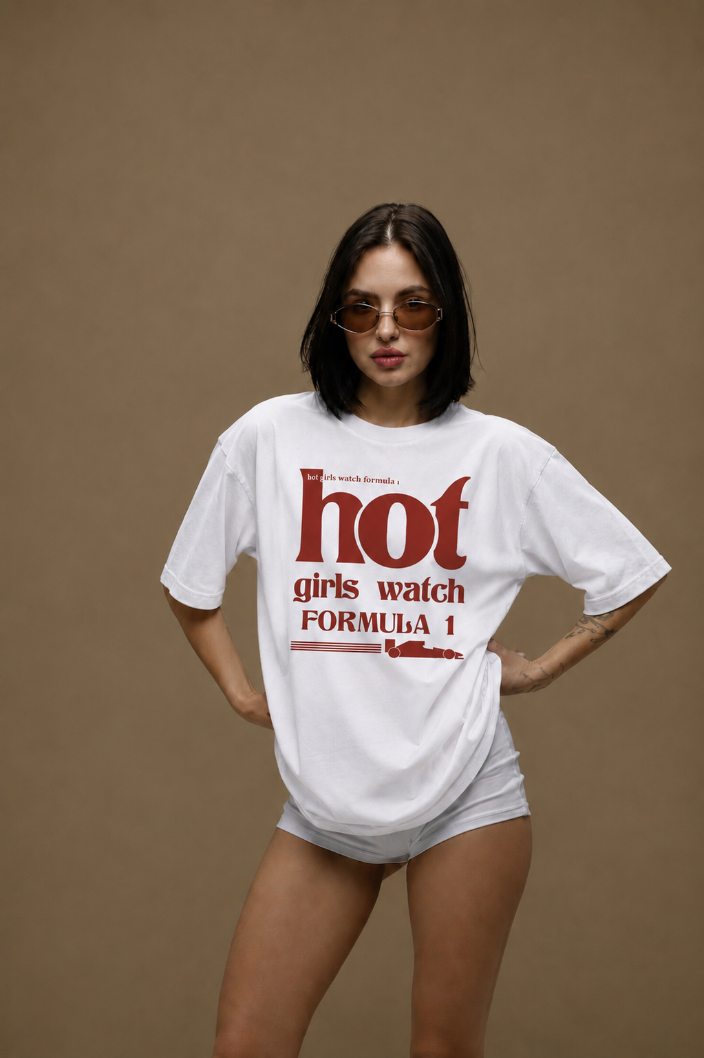 Pole Position Women Tee White