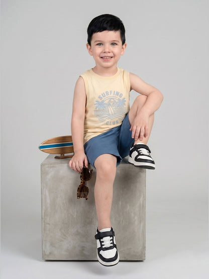 Coolbee Store Kids Boys Vest - Beige (KBSSVT1) – additional view 2