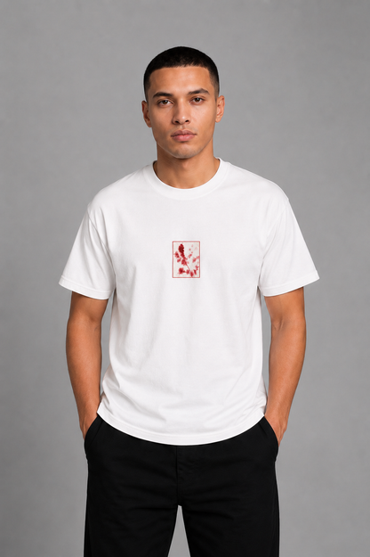 Cool Bee Flow Tee White for Men - White Oversized Graphic Tee Streetwear India