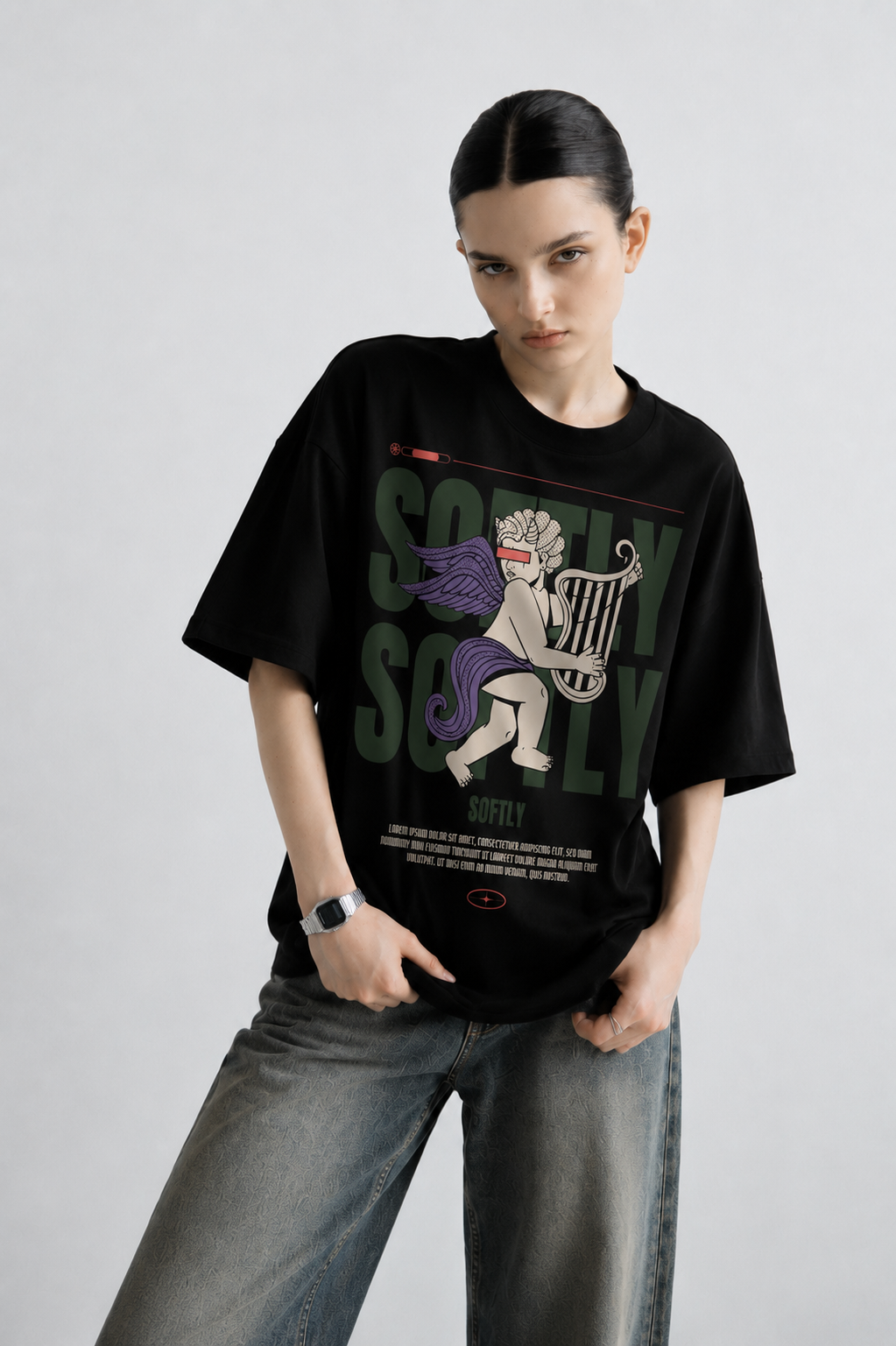 Blind Harmony Women Tee Black