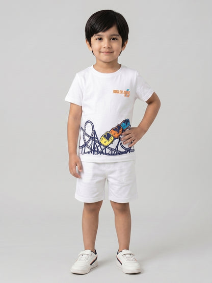 Coolbee Store Kids Boys T-Shirt - White (CSKT222) – additional view 2