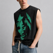 Street Sakura Black Tank
