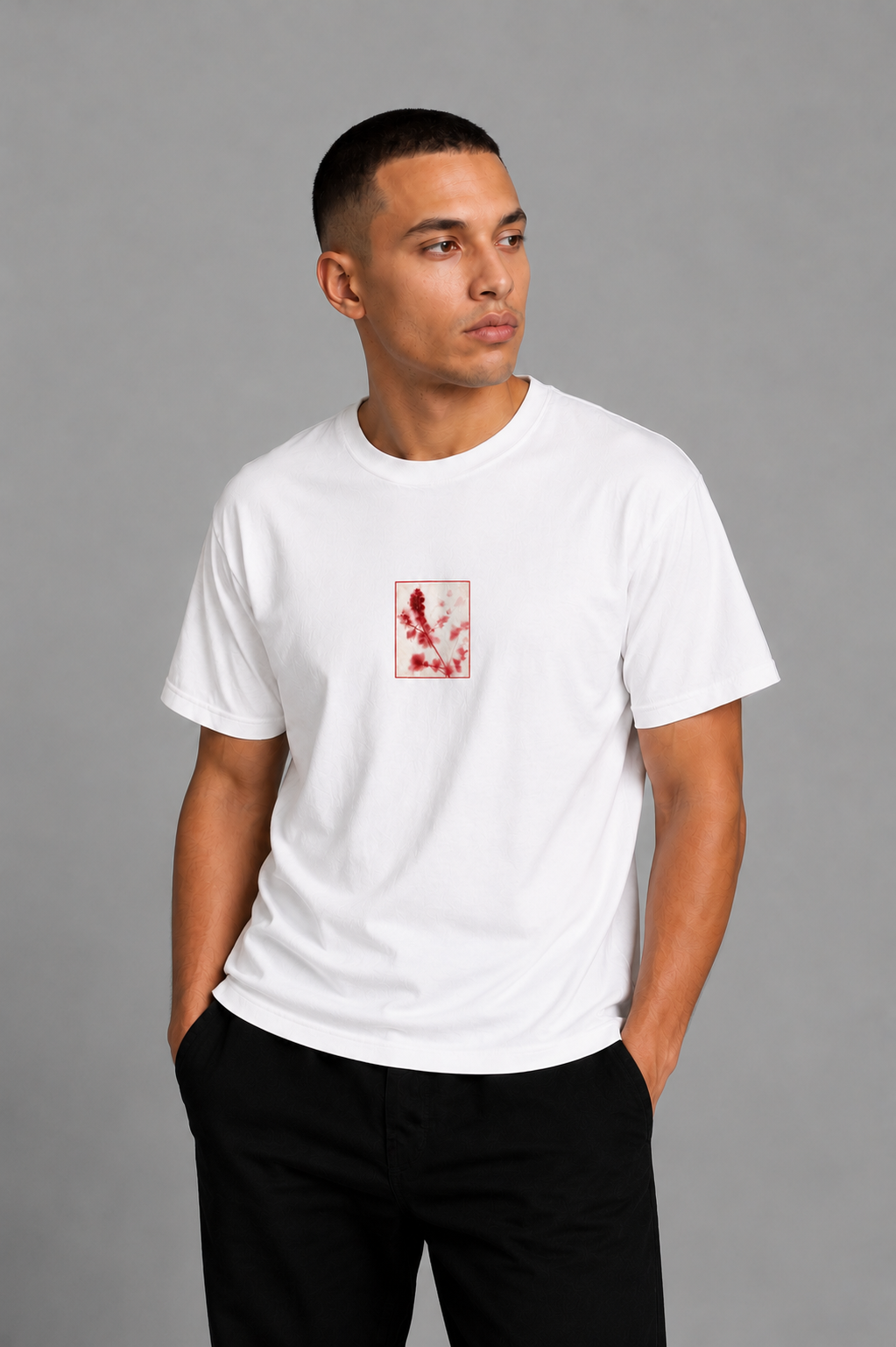 Cool Bee Flow Tee White for Men - White Oversized Graphic Tee Streetwear India - Back View