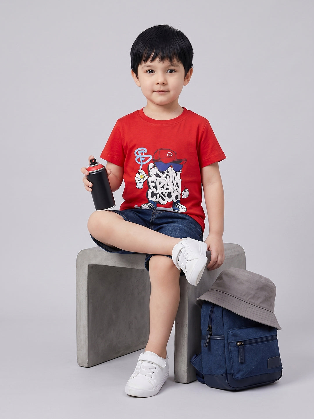 Coolbee Store Kids Boys T-Shirt - Red (CSKT220) – additional view 2