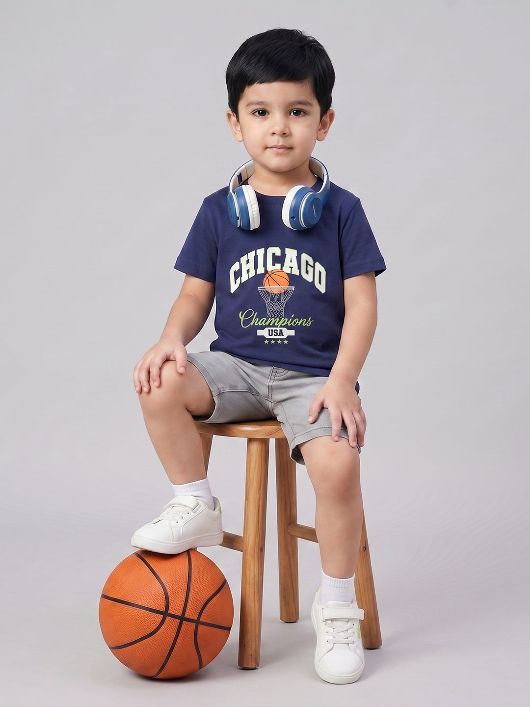 Coolbee Store Kids Boys T-Shirt - Blue (CSKT223) – additional view 2