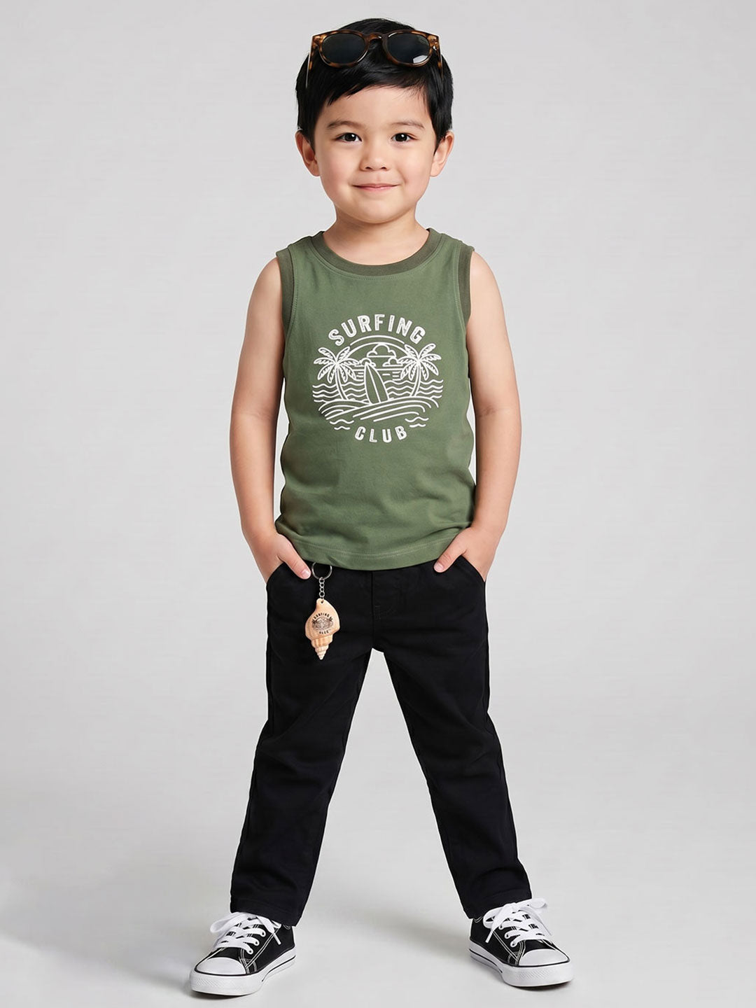 Coolbee Store Kids Boys Vest - Sea Green (KBSSVT6) – additional view 2