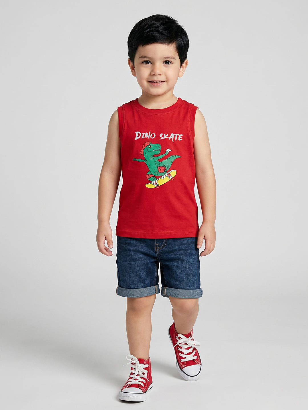 Coolbee Store Kids Boys Vest - Red (KBSSVT5) – additional view 2
