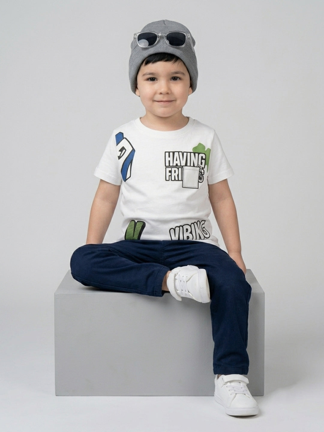 Coolbee Store Kids Boys T-Shirt - White (CSKT218) – additional view 2